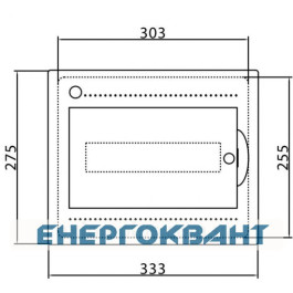 Щит вбудовується 12 мод. з дверцятами RAL9016 Ram Base, DKC