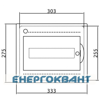 Щит вбудовується 12 мод. з дверцятами RAL9016 Ram Base, DKC