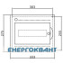 Щит вбудовується 12 мод. з дверцятами RAL9016 Ram Base, DKC