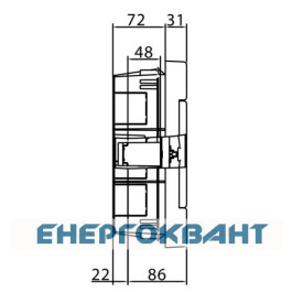 Щит вбудовується 12 мод. з дверцятами RAL9016 Ram Base, DKC