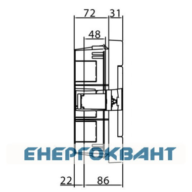 Щит вбудовується 12 мод. з дверцятами RAL9016 Ram Base, DKC