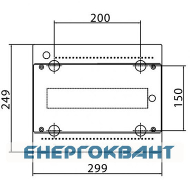 Щит настінний 12 мод. з дверцятами RAL9001 Ram Base, DKC