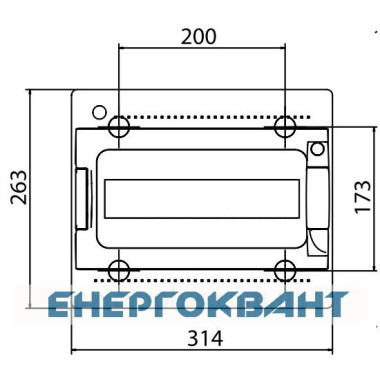 Щит настінний 12 мод. з дверцятами RAL7035 Ram Base, DKC Щит настінний 12 мод. з дверцятами RAL7035 Ram Base, DKC
