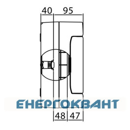 Щит настінний 18 мод. з дверцятами RAL9001 Ram Base, DKC