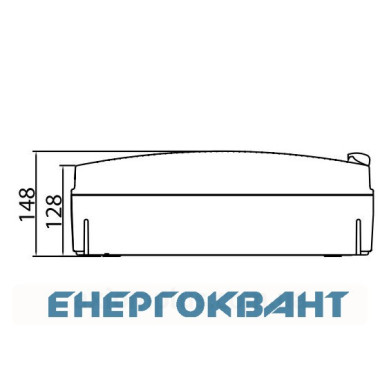 Щит настінний 18 мод. з дверцятами RAL7035 Ram Base, DKC Щит настінний 18 мод. з дверцятами RAL7035 Ram Base, DKC