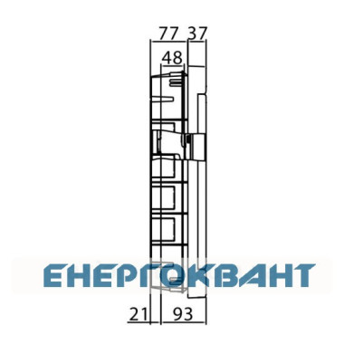 Щит вбудовується 36 мод. з дверцятами RAL9016 Ram Base, DKC Щит вбудовується 36 мод. з дверцятами RAL9016 Ram Base, DKC