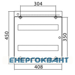 Щит настінний 36 мод. з дверцятами RAL9001 Ram Base, DKC