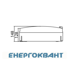 Щит настінний 36 мод. з дверцятами RAL7035 Ram Base, DKC