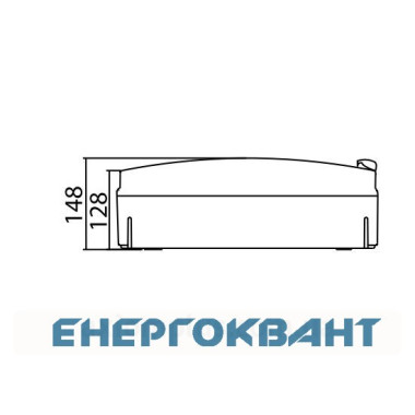 Щит настінний 36 мод. з дверцятами RAL7035 Ram Base, DKC