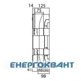 Щит настінний 36 мод. з дверцятами RAL7035 Ram Base, DKC