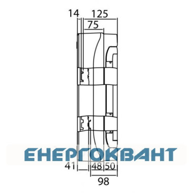 Щит настінний 36 мод. з дверцятами RAL7035 Ram Base, DKC