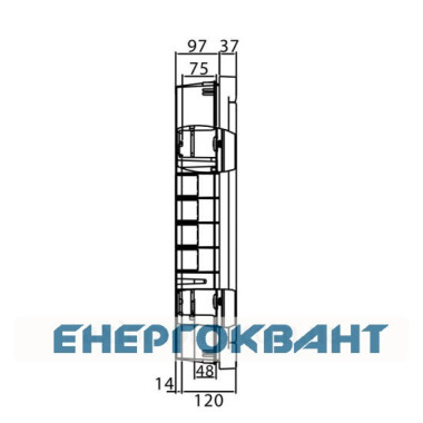 Щит вбудовується 54 мод. з дверцятами RAL9016 Ram Base, DKC