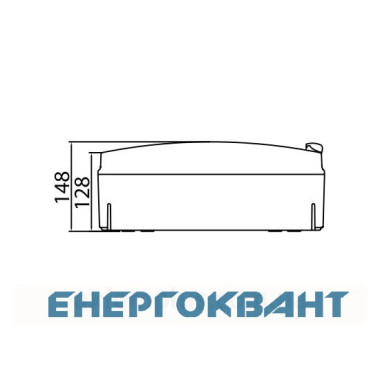 Щит настінний 54 мод. з дверцятами RAL7035 Ram Base, DKC