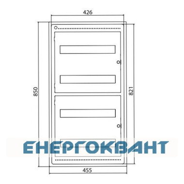 Щит вбудовується 72 мод. з дверцятами RAL9016 Ram Base, DKC