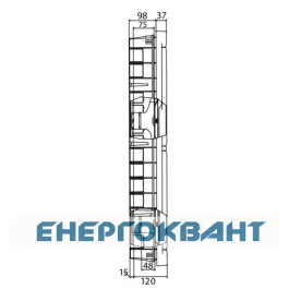 Щит вбудовується 72 мод. з дверцятами RAL9016 Ram Base, DKC