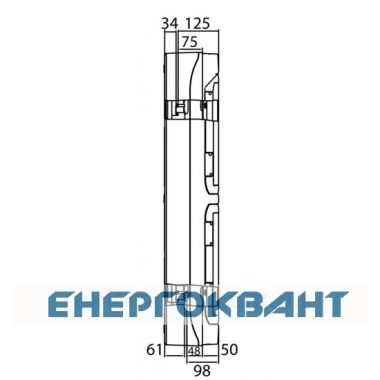 Щит настінний 72 мод. з дверцятами RAL7035 Ram Base, DKC