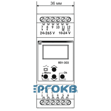 Таймер Новатек-Електро REV-303