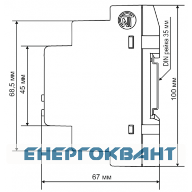 Таймер Новатек-Електро REV-303