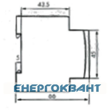 Розетка на DIN-рейку ETI 002414020 t-2P + Z Schuko (P) Розетка на DIN-рейку ETI 002414020 t-2P + Z Schuko (P)