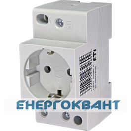 Розетка на DIN-рейку ETI 002414020 t-2P + Z Schuko (P)