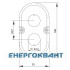Корпус кнопкового поста ETI 004771546 ESE2 на 2 отвори