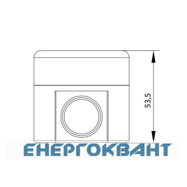 Корпус кнопкового поста ETI 004771546 ESE2 на 2 отвори