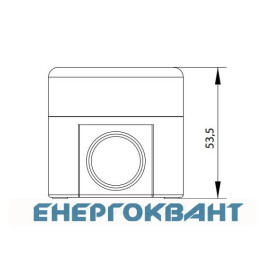 Корпус кнопкового поста ETI 004771547 ESE3 на 3 отвори
