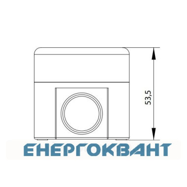 Корпус кнопкового поста ETI 004771547 ESE3 на 3 отвори