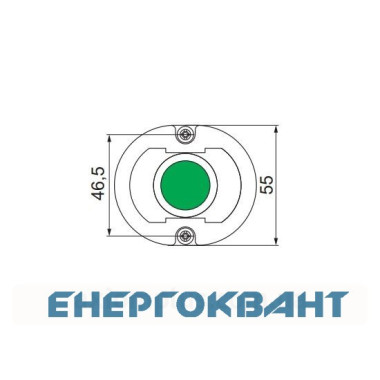 Одномодульні кнопковий пост ETI 004771441 ESE1-V3 ( «START» зелений)