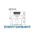 Одномодульні кнопковий пост ETI 004771447 ESE1Y-V1 ( «STOP» типу «гриб» відключення поворотом (червоний)