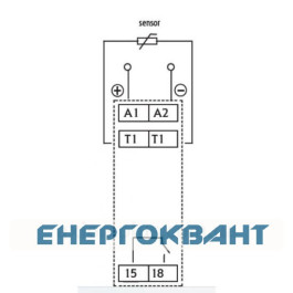 Термореле ETI 002471813 TER-3 В (0 ... + 40) 24-240 AC / DC (1x16A AC1)