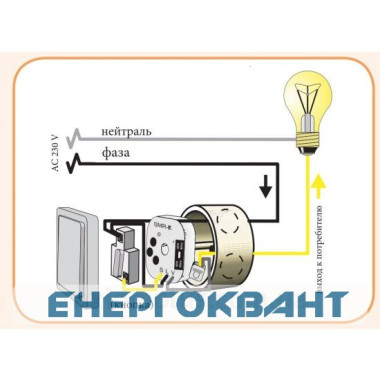 Діммер в монтажну коробку ETI 002470010 SMR-S (до 300W) Діммер в монтажну коробку ETI 002470010 SMR-S (до 300W)
