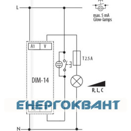 Діммер ETI 002470023 DIM-14 (до 300W)