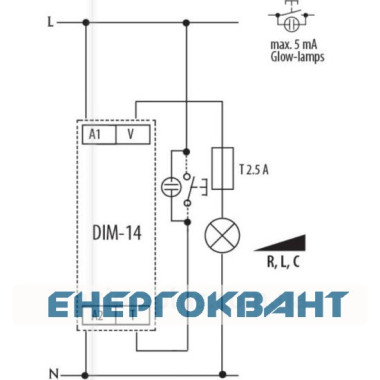Діммер ETI 002470023 DIM-14 (до 300W)