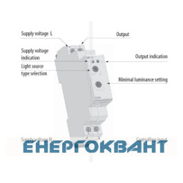Діммер ETI 002470290 DIM-15 до 300W для регульованих LED і ESL ламп