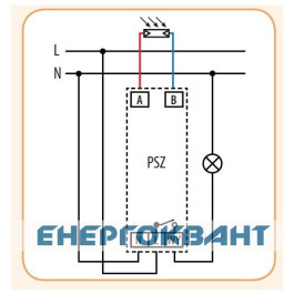 Сутінковий реле ETI 002471103 PZS 230V (1x16A AC1)