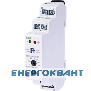 Термореле ETI 002471843 TER-3 D (0 ... + 60) AC / DC 24-240 AC / DC (1x16A AC1) Термореле ETI 002471843 TER-3 D (0 ... + 60) AC / DC 24-240 AC / DC (1x16A AC1)