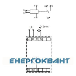 Сутінковий реле ETI 002470020 SOU-2 230V AC (1x8A AC1)