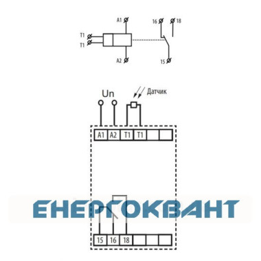 Сутінковий реле ETI 002470020 SOU-2 230V AC (1x8A AC1)