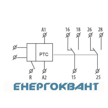 Багатофункціональний цифрове термореле ETI 002471824 TER -9 230V (2x16A AC1)