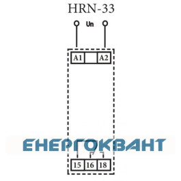 Реле контролю напруги ETI 002470015 HRN-33 48-276V AC (1F 1x16A AC1)