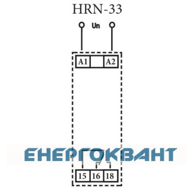 Реле контролю напруги ETI 002470015 HRN-33 48-276V AC (1F 1x16A AC1)