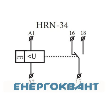 Реле контролю напруги ETI 002471400 HRN-34 6-30V DC (1F 1x16A AC1) Реле контролю напруги ETI 002471400 HRN-34 6-30V DC (1F 1x16A AC1)