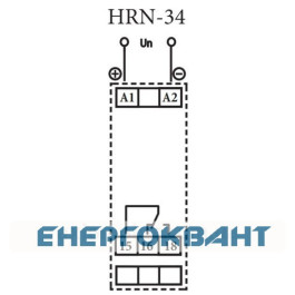 Реле контролю напруги ETI 002471400 HRN-34 6-30V DC (1F 1x16A AC1)