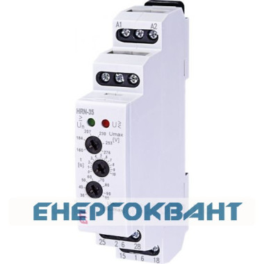 Реле контролю напруги ETI 002471401 HRN-35 48-276V AC (1F 2x16A AC1)
