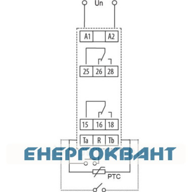 Багатофункціональний цифрове термореле ETI 002471824 TER -9 230V (2x16A AC1)