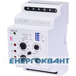 Реле контролю фаз ETI 002471419 HRN-43 400V AC (3F 2x16A AC1) без нейтралі