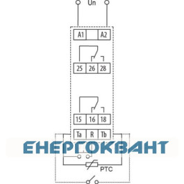 Багатофункціональний цифрове термореле ETI 002471803 TER -9 24V AC / DC (2x16A AC1)