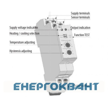 Термореле ETI 002471801 TER-3 А (-30 ... + 10) 24-240 AC / DC (1x16A AC1) Термореле ETI 002471801 TER-3 А (-30 ... + 10) 24-240 AC / DC (1x16A AC1)