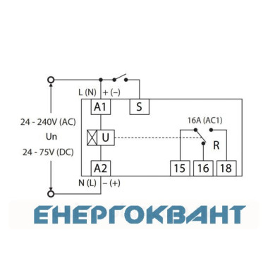 Реле часу ETI ETR-10 Реле часу ETI ETR-10